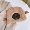 Zhou Yangqing con Gorro Jersey de Algodón Terciopelo de Cordero para Otoño e Invierno para Mujer Invierno Protección para las Orejas Felpa Nuevo Combinable Estilo Coreano