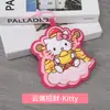 Colgante de Tela No Tejida Gato Kt Decoración de Bolsa Nick Judy Llavero Crayon Shin-Chan Colgante de Tela No Tejida en Forma de Estrella