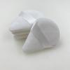 Puff de Pó de Veludo Cristal Super Macio Veludo Flocado Dupla Face Mini Triangular Redondo em Forma de Coração Maquiagem Pó de Mel Puff para Pó Seco