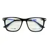 Moda Transfronteriza Chrome Hearts Acetato Titanio Estilo Japonés Cuadrado Casual Marcos para Lentes de Hombre, Versátiles para Mujer, Lentes Ópticos para Vacaciones