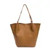 Bolso de hombro con diseño de patrón tejido 2026 nuevo estilo coreano, bolso tote de gran capacidad, moderno y versátil, a la moda y elegante