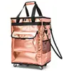 Bolsa de equipaje plegable HULKEN, bolsa de compras reutilizable de gran capacidad, bolsa de compras con asa extensible
