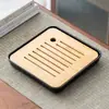 Mesa de Chá de Madeira Maciça Mesa de Chá Integrada Mesa de Chá Doméstica Bandeja de Chá de Madeira Bandeja de Chá Seco Chinesa Bandeja de Chá Toque de Luxo Leve