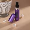 Frasco de perfume de 5ml, fundo de enchimento automático, auto-bomba, spray reciclável e recarregável, frasco de amostra cosmética portátil