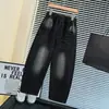 Jeans de Invierno para Niños con Pedrería Nuevo Estilo 2025 Pantalones Casuales de Invierno Forrados de Felpa para Niños Mayores Pantalones Elegantes de Moda