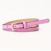 Novo Cinto Pequeno Quadrado com Fivela Simples e da Moda para Mulheres, Cor Doce, Versátil, Decorativo para Vestidos e Casacos, Cinto Fino para Mulheres