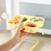 Lonchera Popular Transfronteriza, Caja Bento Compartimentada de PP de Grado Alimenticio, Adecuada para Trabajadores de Oficina, Estudiantes y Uso en Microondas, Caja de Conservación