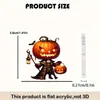 Pendientes Halloween Calabaza Horror Forma Dibujos Animados Planos Acrílicos Transfronterizos 2D Temu Xiyin