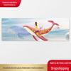 Meninas Princess Room Cartoon Whale Pintura Decorativa AliExpress Amazon Frameless Painting Core Print Cross-border Supply 2028