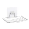 Soporte para Jabón de Acero Inoxidable de una Sola Capa Sin Taladro Rejilla Drenante para Jabón Estante de Almacenamiento de Pared para Baño Bandeja para Jabón