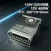 Placa LED para Exterior à Prova de Chuva Letra Iluminada Fonte de Alimentação Chaveada 220V para 12V 400W Tira de Luz Publicitária Caixa de Luz Transformador