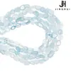 Jinghui Accesorios para Hacer Joyería DIY Hechos a Mano Forma Asimétrica de Aguamarina Natural 4m-12m Joyería Semi-Terminada Cuentas Sueltas