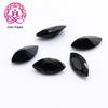 Olho de cavalo preto nano artificial gema pedra nua fábrica atacado 1,5 * 3-5 * 10mm qualidade de inventário acabado é estável