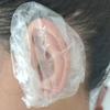 Cubiertas Desechables para Orejas en Stock Plástico PE Transparente Belleza Anti-Suciedad Baño Guantes Mayorista Protectores Engrosados Anti-Manchas de Aceite