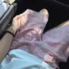 Shorts de Gasa de Burbujas Rosa de Secado Rápido para Hombres y Mujeres, Pantalones Casuales de Playa con Textura de Cuadros de Seda de Hielo para Verano