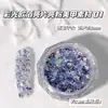 Caixa de Diamante de Folha Colorida Europeia Importada Materiais de Nail Art Glitter Camaleão Lantejoulas Decoração de Unha