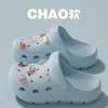Sandálias perfuradas com suporte para arco alto e calcanhar negativo para mulheres, uso externo de verão, sandálias de sola grossa para fitness e escalada para pés chatos, atacado feminino