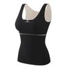 Chaleco térmico de talla grande sin costuras de terciopelo 2.0 amigable con el oxígeno para mujer, otoño e invierno, con forro polar grueso y ajustado, ropa interior térmica para mujer