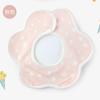 Toalla resbaladiza impermeable de algodón puro para bebé Babero para bebé recién nacido Bolsa resbaladiza Babero impermeable para bebé con forma de pétalo