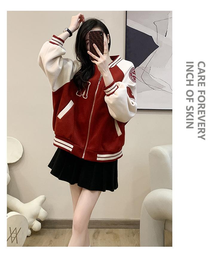 跨境淘货源分销2023秋冬季新款街头潮流减龄小个子爆款欧货网红款运动毛呢外套棒球服休闲运动气质休闲时尚流行新款秋冬装秋冬装女装时尚毛呢外套棒球服毛呢外套棒球服女装秋冬季毛呢外套棒球服女毛呢外套棒球服女女士运动服女装毛呢外套棒球服休闲毛呢外套棒球服秋冬季毛呢外套棒球服女装时尚毛呢外套棒球服盐系休闲毛呢外套棒球服女装2023百搭设计感小众洋气欧货阿里国际站跨境采购Cross-border, shopping source, distribution, 2023 autumn and winter new, street trends, age reduction, small, explosive, European goods, network red, sports woolen coat, baseball clothes, casual sports, temperament leisure, fashion popular, new autumn and winter wear, autumn and winter wear women's clothing, woolen coat, baseball clothes, women's autumn and winter, woolen coat, baseball clothes, Woolen coat baseball wear women, women's sportswear, women's woolen coat baseball wear, casual woolen coat baseball wear autumn and winter, women's fashion, salt department, casual woolen coat baseball wear women's wear, 2023 all match design sense, niche fashion, Ali International Station, cross-border procurement