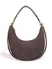 Bolso Nuevo Tejido a Mano, Bolso de Mano de Gamuza, Bolso de Bola de Masa de Moda, Bolso de Media Luna Retro, Bolso de Hombro de Gama Alta