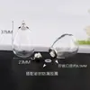 Colgante de Botella de Vidrio de Cristal con Tornillo de Gran Diámetro Sin Pegamento Colgante de Botella de Cabello Fetal DIY Collar de Botella de los Deseos de Cinabrio