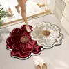 Alfombrillas de Baño de Barro de Diatomeas Estilo Seda Transfronterizas, Felpudos Decorativos de Gama Alta para Uso Doméstico, Alfombrillas de Baño Antideslizantes, Dropshipping