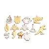 Colgantes Pequeños Populares Transfronterizos de Acero Inoxidable con Formas de Animales Lindos, Accesorios de Acero de Titanio para Hacer Joyería de Collares y Pulseras DIY