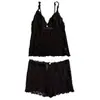 Lingerie Sexy Francesa Renda Puro Desejo Decote em V Profundo Taça Triângulo Levemente Transparente Fina (Esvaziado) Conjunto de Sutiã com Tiras FL37
