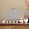 Portátil Camping Retro Rojo Dunhuang Viaje al Aire Libre Set Negocios Tendencia Nacional Regalo Coche Taza Rápida Personalización Corporativa