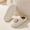 Zapatillas de Algodón Lidani para Mujer Invierno Estilo Nuevo Interior Hogar Antibacterianas Cálidas de Felpa Cómodas para el Hogar de Hombre Invierno