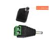 Conector sem soldagem DC3.5 * 1.35 adaptador acessórios de monitoramento 35135DC cabeça macho e fêmea DC para cabeça verde