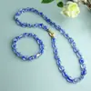 Pulsera de Vidrio Luminoso con Lámina de Oro de Doble Cara de Forma Especial, Pulsera de Vidrio Brillante para Hombres y Mujeres, Diseño de Cielo Estrellado, Artículo Popular de Venta Caliente en Transmisiones en Vivo