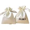 Suministro de fábrica multi-especificación bolsa para joyas de regalo bolsa con cordón para pelucas a prueba de polvo bolsa de almacenamiento impresa con LOGOTIPO