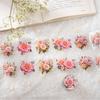 Fita Bom Dia Série Mar de Flores Molde de Corte Material para Caderno de Plantas de Estimação Colagem Decorativa 8 Estilos