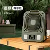 Ventilador de Camping Retro USB Exterior Alta Potencia Portátil Picnic Caravana Tienda de Campaña Ventilador de Escritorio