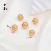 Estilo Chino Tradicional Esmalte Cloisonné Gota de Aceite Cuentas Redondas de 8 mm Cuentas Espaciadoras Accesorios para Pulseras Hechas a Mano DIY Materiales
