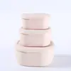 Caixa Conservadora de Frescor para Geladeira Micro-ondas Silicone de Grau Alimentício Conservação Fresca Congelamento Marmita Lanches de Frutas Infantis Caixa Selada
