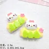 Gatitos Gemelos de Dibujos Animados Pegamento de Crema DIY para Funda de Teléfono Diadema Pinza para el Cabello Accesorios de Resina Caja de Papelería Parche Decorativo