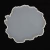 Bandeja de frutas molde de gota molde de bandeja placa de molde conjunto de cola de resina bandeja Suporte de copo pacote de material diy molde de silicone