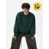 Sudadera con Bordado Deportivoeanfi Peso Pesado 2026 Primavera Otoño Top Retro Versátil Cuello Redondo Sudadera para Hombre cl Tendencia Americana
