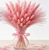 Ramo de flores secas de color hierba de cola de conejo, flor real, flor eterna, hierba de cola de perro, hierba de cola de conejo, accesorios de tiro decorativos al por mayor