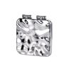 Espejo pequeño de doble cara, portátil para mujer y hombre, con soporte de escritorio plegable, mini espejo de maquillaje cuadrado especial.