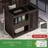 Mesa de Chá Pequena Móvel para Casa Mesa de Chá Madeira Maciça Carrinho de Chá Chaleira de Água Armário de Chá Integrado com Rodas Mesa Lateral de Chá Bandeja de Chá Kung Fu