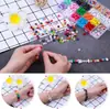 4 6 7 10 mm cuentas sueltas acrílicas cuentas con letras en inglés cuentas planas hechas a mano diy accesorios de joyería con cuentas pulsera