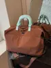 Bolsa Deportiva Multifuncional para Hombre, Bolsa de Viaje de Larga Capacidad para Distancias Cortas, Bolsa de Equipaje Ligera y Portátil para Mujer con Separación de Seco y Húmedo