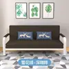 Sofá Cama Plegable, Doble Propósito, Simple, Sofá de Tela Extraíble y Lavable, Sofá Perezoso Multifuncional Individual/Doble para Apartamentos Pequeños