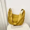 Bolso bandolera popular de tela Oxford para mujer de este año, nuevo bolso casual tipo 'dumpling' de un solo hombro para estudiante, clase, commute 2026