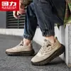 Sapatos Masculinos Huili 2026 Novo Outono Sola Grossa Aumento de Altura Trabalho Esporte Casual Juventude High-End Sapatos de Pai M