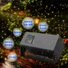 Luz laser vaga-lume luz estelar dinâmica luz de paisagem externa à prova d'água engenharia de iluminação metálica lâmpada de projeção de atmosfera